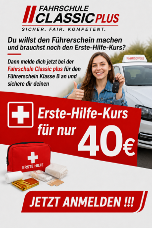 Ausbildung- erste Hilfe Kurs